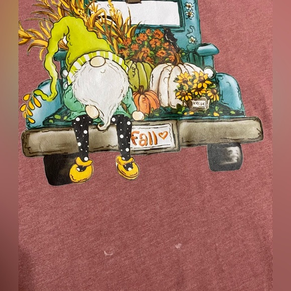 Fall Truck // Size Medium // Mauve, Blue, Black, Yellow - Picture 3 of 4